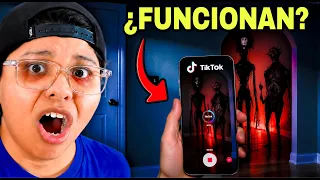 HAY FANTASMAS REALES EN MI CASA! PROBÉ TODOS LOS FILTROS VIRALES de TIKTOK para BUSCAR FANTASMAS 😨