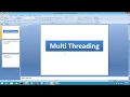 Java Programming in Part 39 Multi Threading