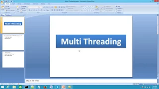 Java Programming in Part 39 Multi Threading