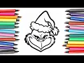 The Grinch Coloring Page - Christmas for Kids and Toddlers
