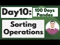Day 10 Mastering Sorting Data in Pandas A Comprehensive Guide Pandas Sorting Operations Hindi