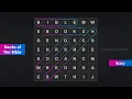 Books of the Bible Bible Word Search Easy ScripQuiz