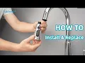 Hibbent Pull-Down Kitchen Faucet Head - How to Replace Moen Faucet Head Delta Sink Head Replacement