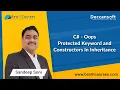 C - Oops Protected Keyword and Constructors In Inheritance