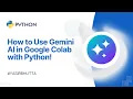 How to Use Gemini AI in Google Colab with Python Urdu Tutorial