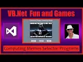 Meme Selector Programs - VB Net Open File Dialog and Image List and Project Resources for Images
