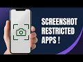 How to Take Screenshots on Restricted Apps Easily 2026 Simple Hacks