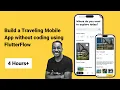 Build a Traveling Mobile App without coding using FlutterFlow and Firebase for FREE