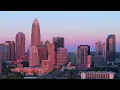 Charlotte NC Sunset 4k Drone