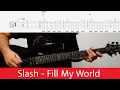 Download Lagu Slash ft. Myles Kennedy And The Conspirators - Fill My World Guitar CoverEb Standard