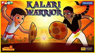 kalari warrior little singham trains in kalari war art pogo tv kids cartoon