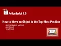 How to SwapDepths of MovieClips in Flash Using setChildIndex Method in ActionScript 3 0