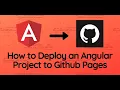 How to Deploy Angular Project to GitHub Pages