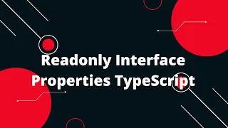 Typescript Tutorial Readonly Interface Properties TypeScript