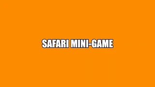 Java Object-oriented programming Safari Mini-Game play through