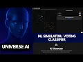 ML Simulator Voting Classifier Ensemble Technique Machine Learning AI Showcase Universe AI