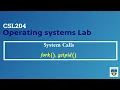 KTU CSL204 Operating Systems Lab - fork system call
