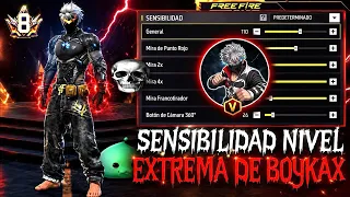 ¡LA MEJOR SENSIBILIDAD 2026👺DE BOYKA PARA PEGAR TODO ROJO! EL MEJOR JUGADOR DE LATAM!