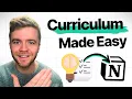 Create a Curriculum Map in Notion Step-by-Step