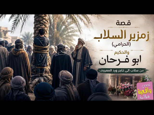 ⁣قصة الحكيم ابو فرحان وزمزير السلاب ( الحرامي ) من سلاب الى تاحر ورد المعروف بأهله - قصة حكيمه راقية