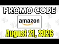 NEW Amazon Promo Code Coupon Code August 2026 Amazon Discount Code 2026