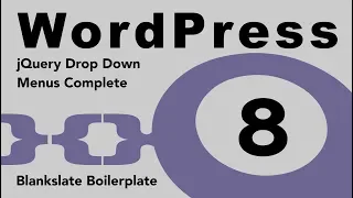 Wordpress Tutorial 8 Theme Dev Complete jQuery For Multiple Drop Down MENUS