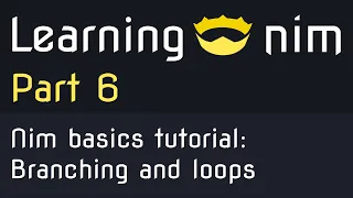 Branching and loops - Nim basics