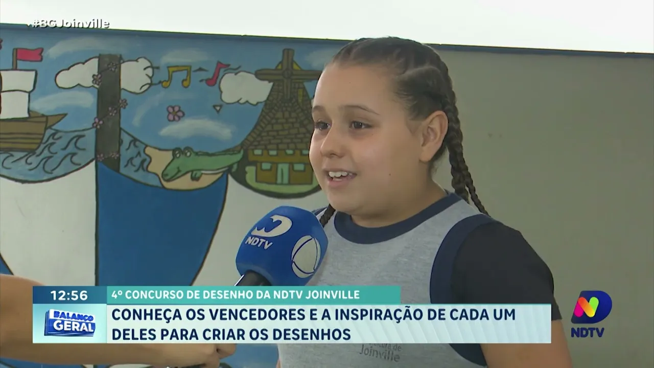 4º Concurso de Desenho da NDTV Joinville conheça os vencedores