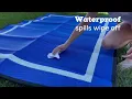 Waterproof outdoor rug for camping