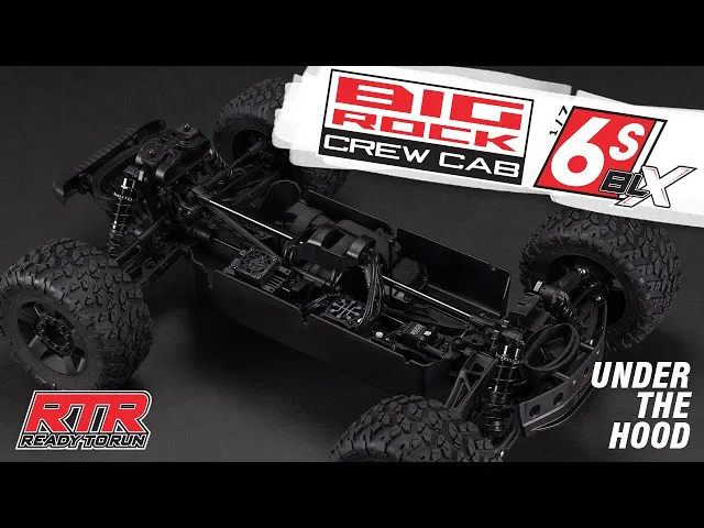 Arrma Big Rock 6S 4WD BLX 1/7 Monster Truck RTR Durability and Performance