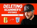 Destroying SYSTEM32 on a Scammer s Computer