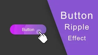 Button Ripple Effect with CSS and Javascript Tutorial
