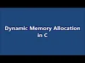 Dynamic Memory Allocation in C C programming Part 46 Learn CSE Malayalam