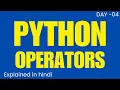 Operators in Python Operators Explained Python Classes Operators in Python