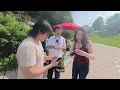 Practicing Piano at a NYC Park... Suddenly an Incredible Local Singer Joined In! 🎹🔥