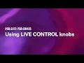 Yamaha Portable Keyboard PSR--EW425 tutorial 03 Using LIVE CONTROL knobs