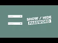 Show Hide Password InJavaScript Reveal Password WithJavaScript