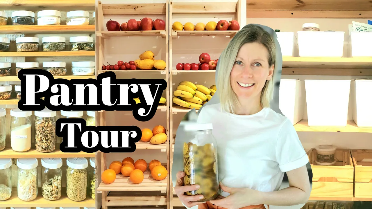 PANTRY TOUR /ORGANIZED PANTRY TOUR with mason jars/ Scandish Home