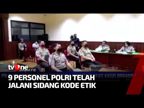 Mabes Polri Gelar Sidang Komisi Kode Etik Secara Maraton