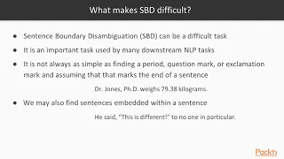 Getting Started with Natural Language Processing in Java What Makes SBD Difficult packtpub com