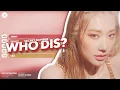 Lagu SECRET NUMBER - Who Dis? Line Distribution (Color Coded)