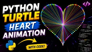 Python Turtle Heart Animation Draw a Beautiful Heart with Python Step-by-Step
