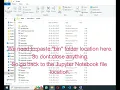 notebook error after installing variable