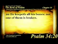 Psalm 34 Bible Book 19 The Book of Psalms - Holy Bible Text