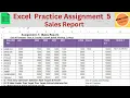 Excel Practice Assignment 5 Excel Formula Excel Basics Of Data Analysis