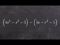 Classifying a polynomial expression by subtraction