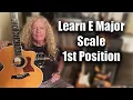 Learn E Major Scale 1st Position in Under 3 Minutes