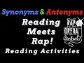 Synonyms and Antonyms Worksheets for Middle School Using Rap Songs Link in Description