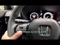 Reset oil maintenance oil change light Honda civic 2020-2025