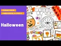 Halloween Math Literacy Activities for Preschool Pre-K Kindergarten